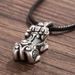 Lucky Money Pixiu Silver Plated Pendant Female Domineering Trendy Retro Old Ethnic Style Imitation Thai Silver Necklace Men_voghion.com