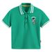 Camisa polo de manga curta para meninos e mães, camiseta 2024, verão, nova roupa infantil, versão coreana, desenho animado, lapela, moletom para bebês_voghion.com