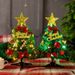 30/60cm Mini Christmas Tree PVC Small Tree Decor Office Party Holiday Decoration Christmas Trees Festive & Party Supplies_voghion.com