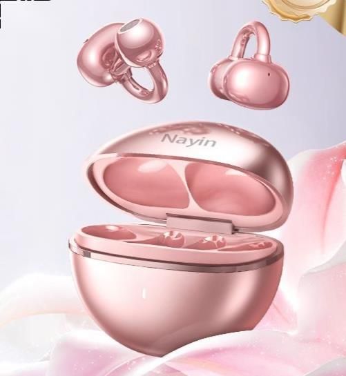 Nayin Yüksek Kaliteli Kulak Klipsli Bluetooth Kulaklıklar Açık Kablosuz Hava Kemik İletimi Kulak İçi Olmayan Spor 2025 Yeni Model_voghion.com