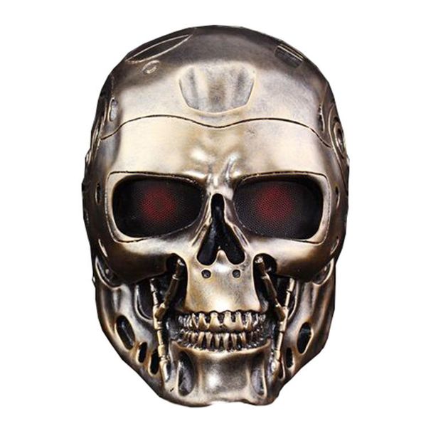 Partymasken Halloween-Requisiten Terminator-Maske Vollgesichtsfeld CS Vollgesichtsschutzmaske Totenkopf-Gesichtsmaske Spukhaus-Layout_voghion.com