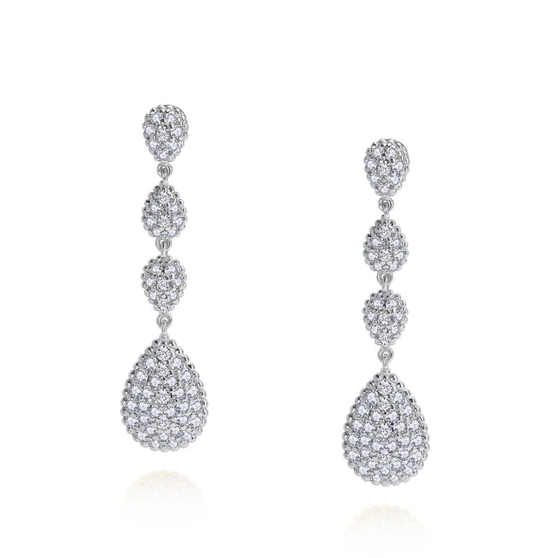 Sieradenset voor dames, modieuze kralen, diamanten en traanvormige oorbellen, retro, creatieve boetiekoorbellen, nieuwe modeoorbellen_voghion.com
