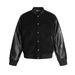 Herren Retro PU-Leder Baseballjacke – Übergroßer Biker-Stil mit Patchwork-Design (M-XXXL, Schwarz)_voghion.com