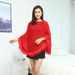 Summer shawl spring women's scarf knitted 2022 pullover, cape cape, tassel sweater jacket, white outfit_voghion.com