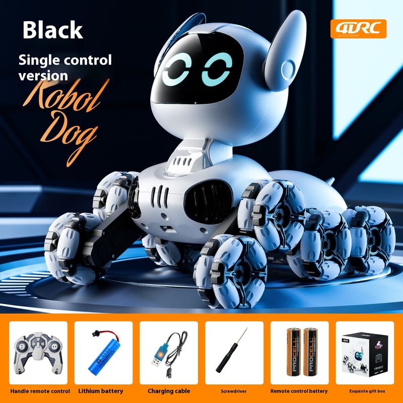 Kinder acht Rad Stunt mechanische Fernbedienung intelligente Maschine Hund elektrische Transformation Geste_voghion.com