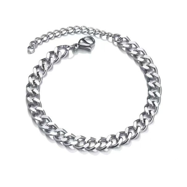 Edelstahl Kubanisches Figaro Armband Mehrere Kombinationsset Einfache Persönlichkeit Titan Stahl Schmuck_voghion.com