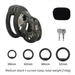 Classic Soft Rubber Cobra Hidden CB Chastity Lock SM Training Sex Toy_voghion.com