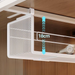 Uitbreidbare hangmand onder de kast, slaapzaalkeuken, rek, organizer, plank, garderobe, wandmontage, geen boren nodig_voghion.com