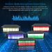 LED Wireless Speaker Dynamic Multicolor Hands-free FM Radio USB MMC Reading Aux In For Party Camping Travel_voghion.com