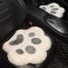 Plush Cat Paw Cover Cute Claw Print Sofa Chair Artificial Rabbit Hair Seat Cushion Women's Car Interior_voghion.com