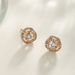 Full Dia Hollow Rose Zircon Simple Small Exquisite Summer High End Earrings For Women_voghion.com
