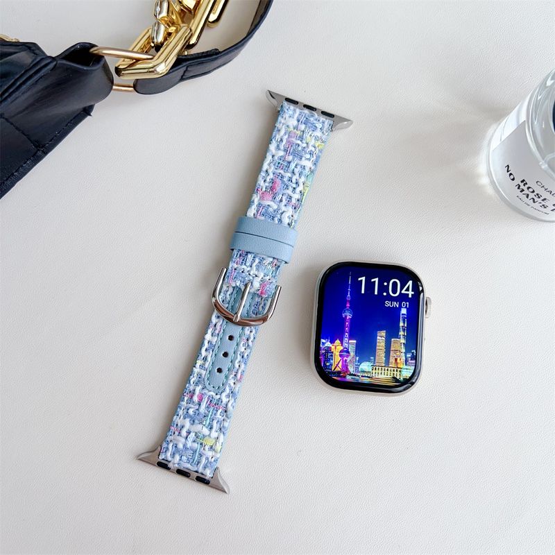 Watch Band For iwatch 42/44/45/46/49mm 38/40/41mm PU leather Fashion Watch Strap for Watch Series Ultra2 Series 10/9/8/7/6/5/4/3/2/1_voghion.com
