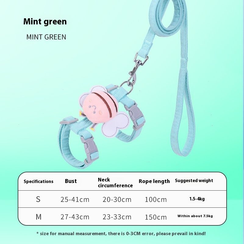 Nouvelle corde de traction en forme de I pour chien et chat, sangle de poitrine, fournitures pour animaux de compagnie_voghion.com