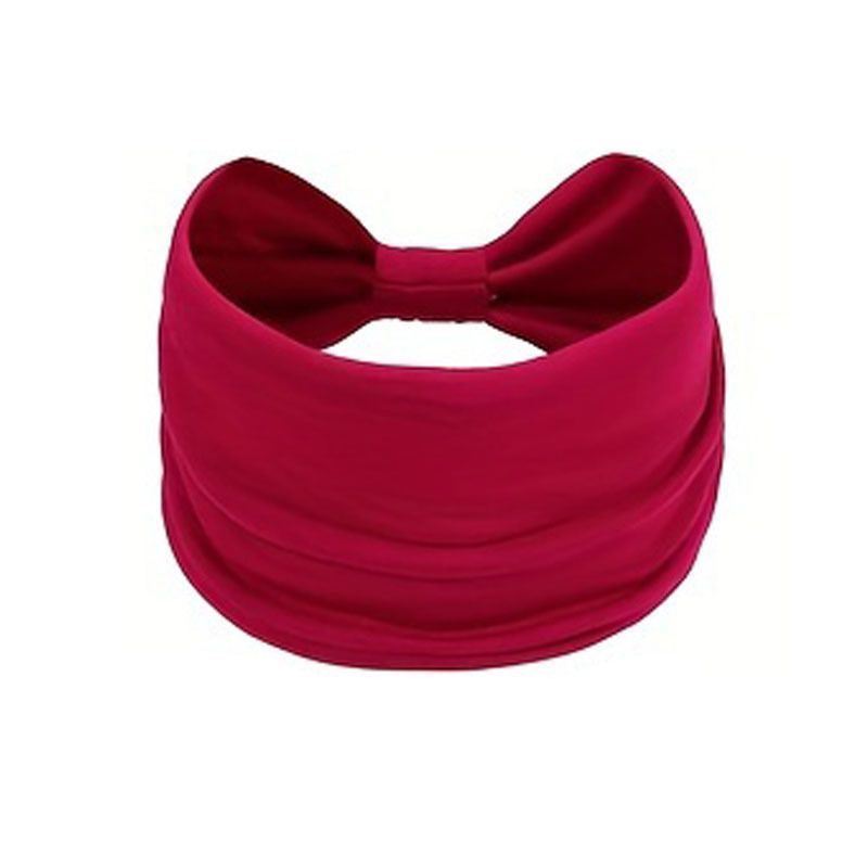European And American Solid Color Elastic Sports Headband Wide Version Yoga Headband Antiperspirant Sweat Absorbent Maca Dragon Headband Waist Headband For Women_voghion.com