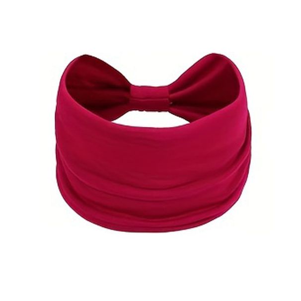 European And American Solid Color Elastic Sports Headband Wide Version Yoga Headband Antiperspirant Sweat Absorbent Maca Dragon Headband Waist Headband For Women_voghion.com