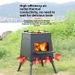 Stufa portatile da campeggio per cucinare con carta razzo da viaggio all'aperto_voghion.com