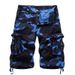 Herrenbekleidung 5-Punkt-Shorts für Herren Lockere, lässige Cargo-Camouflage-Shorts, große 5-Punkt-Hose mit mehreren Taschen_voghion.com