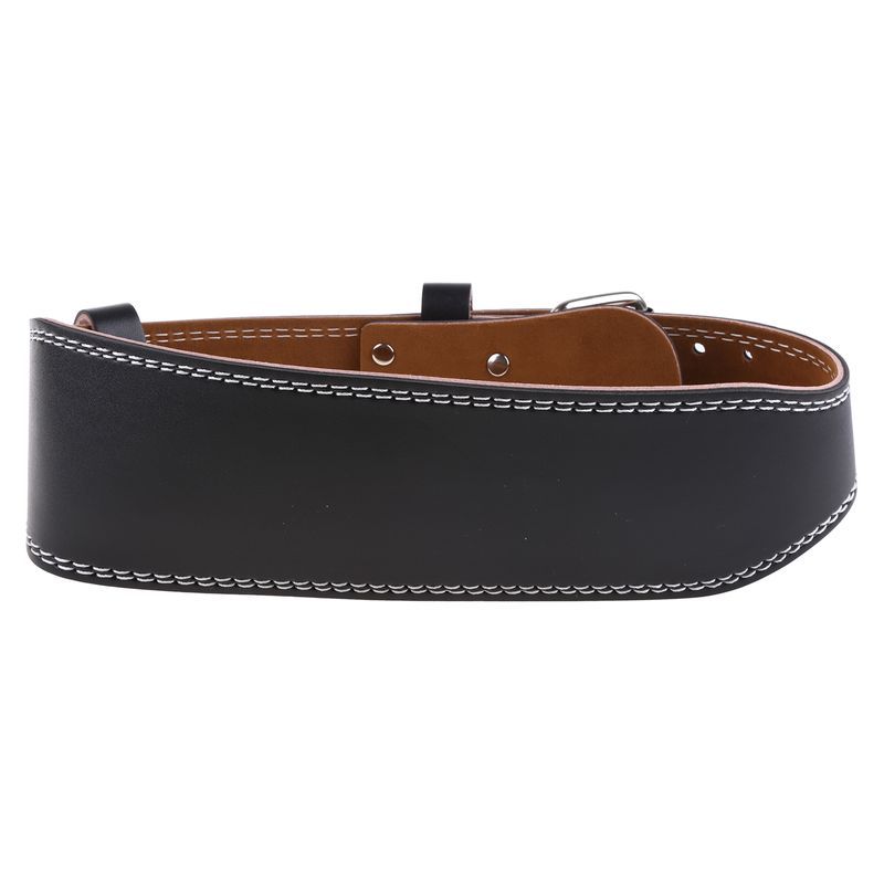 Ceinture d'haltérophilie unisexe en similicuir Double broche ceinture de puissance gymnastique musculation entraînement bas du dos soutien lombaire_voghion.com