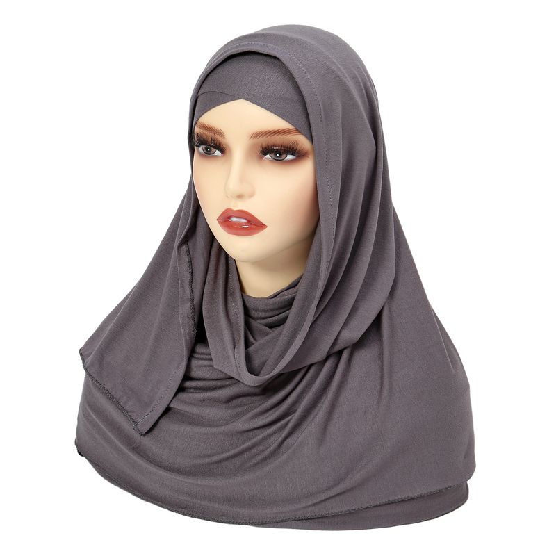 einfarwege Stirnkräiz Kapptuch Mëttleren Osten Malaysesche Kapptuch Hijab Schal Hutt_voghion.com