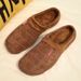 Men Plush Open-Toe Summer Indoor Comfortable Cushioned Breathable Indoor Shoes_voghion.com