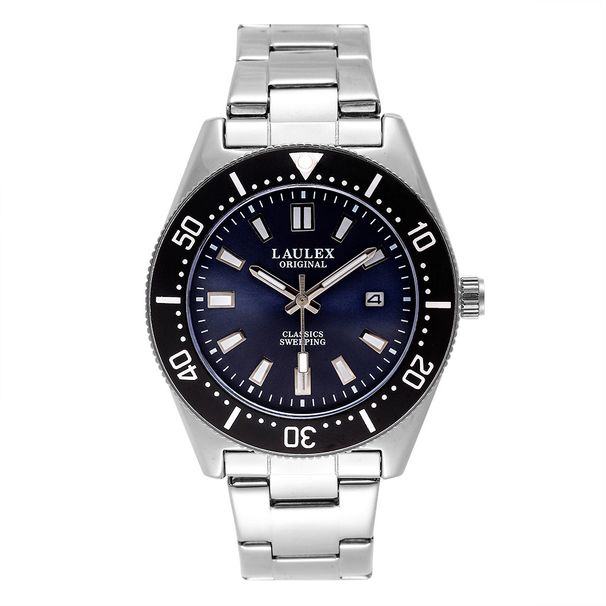 New Hot-selling LAULEX Explosive Automatic Second-scanning Movement Quartz Watch Luminous Belt_voghion.com