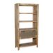 36x15x72" Shelf With Drawer,Natural_voghion.com