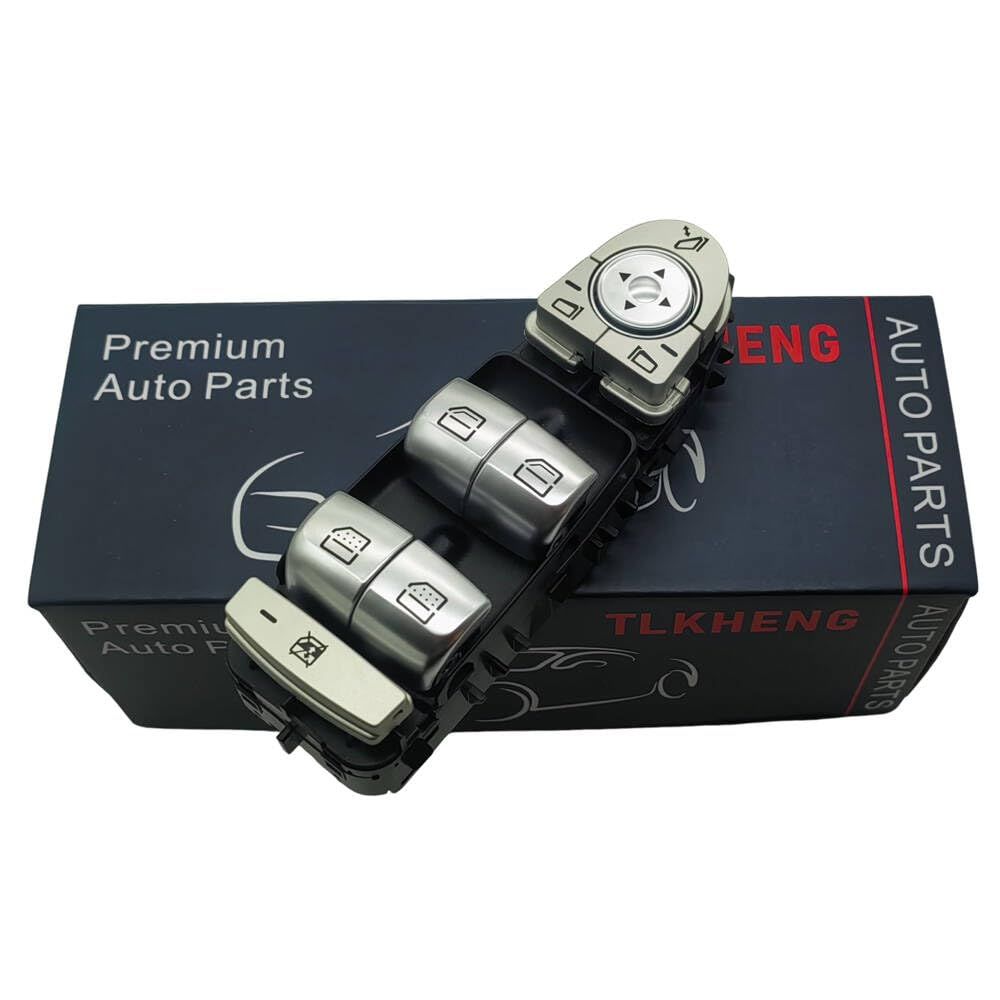 2229056800 Power Window Switch Window Switch Driver Side Fit For 2016 Mercedes-Benz C300 C450 C63 GLC300 Black_voghion.com