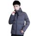 Padded Clothes Men's Loose Warm Short Thickened Padded Clothes Casual Hooded Padded Jacket_voghion.com