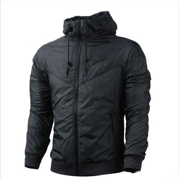 Chaqueta deportiva cortavientos con capucha para hombre, informal, holgada, para correr, para jóvenes, talla europea_voghion.com