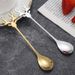 Cucchiaio di Natale Cucchiaio in acciaio inossidabile Cucchiaio per mescolare Cucchiaio da caffè dorato Stoviglie Cucchiaio da dessert creativo Cucchiaio regalo_voghion.com