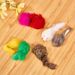 Wholesale Rabbit Skin Plush Mouse Toy Multicolor Pet Cat Toy Tease Cat Chasing Interactive  Mouse Tease Cat Mouse_voghion.com