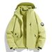 Unisex 3-in-1 Waterproof Hiking Jacket - Windproof Mountain Shell With Detachable Fleece Lining_voghion.com