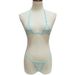 Intimates damski mini kostium kąpielowy strój kąpielowy damski seksowny przezroczysty trzypunktowy kostium bikini z siateczki_voghion.com