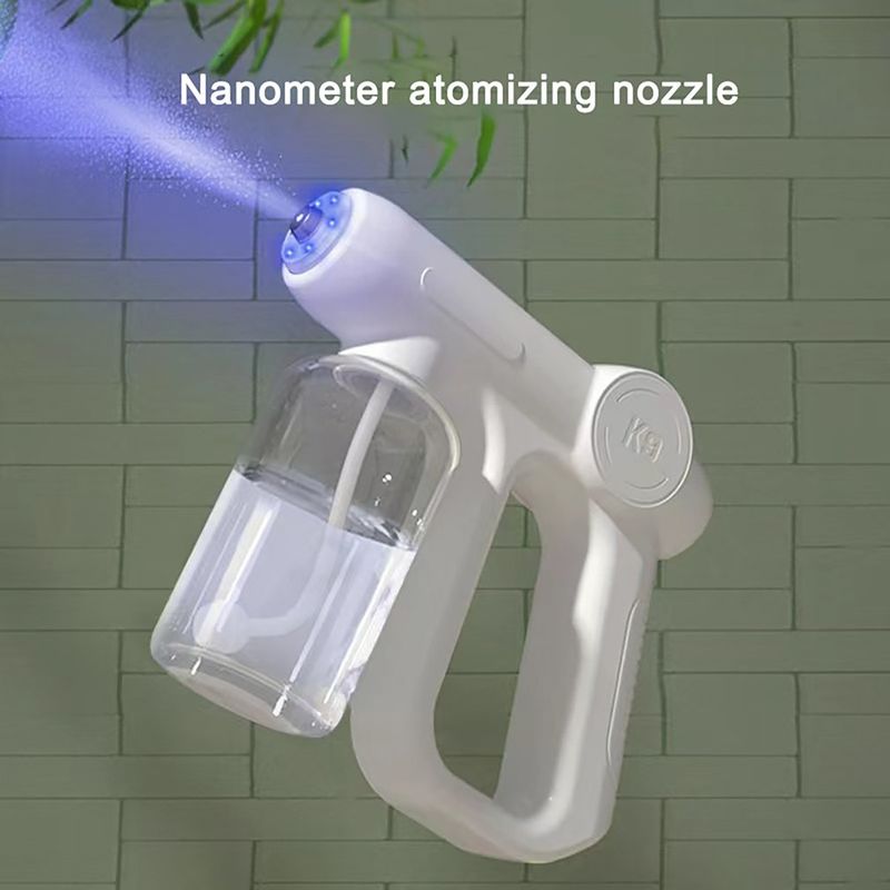 K9 380ML Sanitizer Sprayer Electrostatic ULV Atomizer Cordless Handheld Professional Disinfectant Fogger Machine With Blue Light_voghion.com