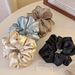 19 Momme 100% Mulberry Silk Hair Tie - Extra Large Puff Scrunchie (Gentle On Hair No Breakage Perfect For Ponytails & Buns Hypoallergenic & Smooth)_voghion.com