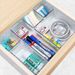 Cross-border 25-piece Transparent Plastic Desktop Drawer Box For Bathroom, Bedroom, Office, Kitchen Multi-functional_voghion.com