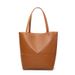 Women's Wanderlust Bag Genuine Leather Bucket Handbag Solid Colour Commuter Underarm Single-Shoulder Bag Women's Tote Bag_voghion.com