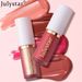 Julystar Long-Lasting Pearlescent Face & Lip Makeup Set - Blush Liquid, Highlighter & Contour For Natural Radiance_voghion.com