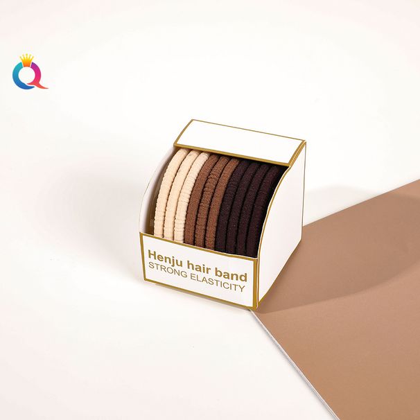 Set di 60 elastici per capelli - Colori e stili assortiti, elastici per capelli in tessuto morbido per donne e ragazze, elastici per capelli intrecciati e a spirale, elastici per coda di cavallo antiscivolo_voghion.com