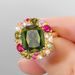 Luxury On The Run Forest Princess, Emerald Square Elegant Ring, Secret Garden Vintage Ring_voghion.com