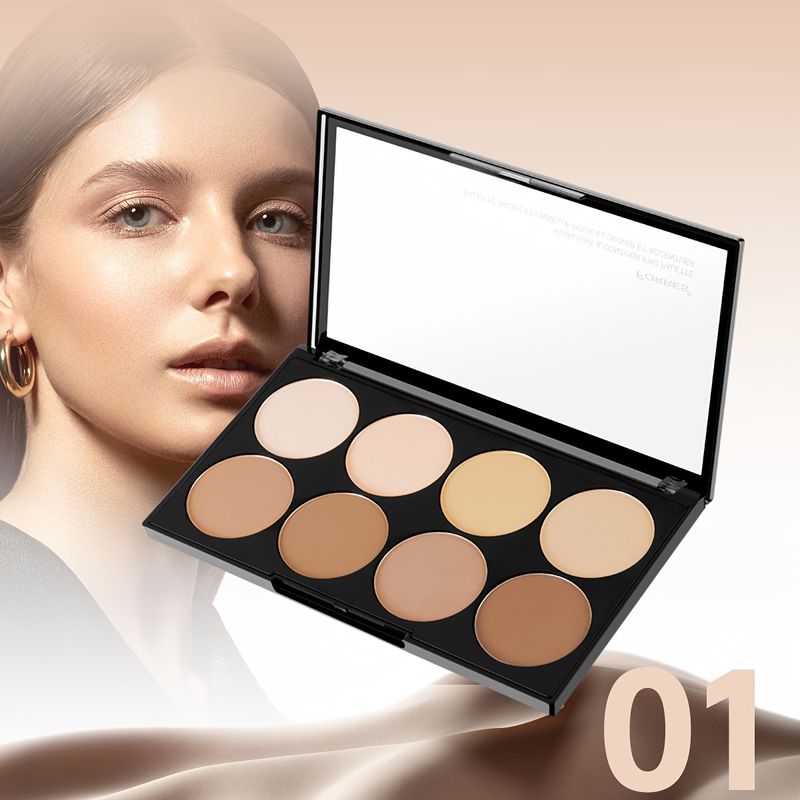 Bronzers & Highlighters Eight Color Contour Powder Makeup Highlight Shadow Powder Nose Shadow Powder Side Shadow Powder Easy To Color Foundation_voghion.com