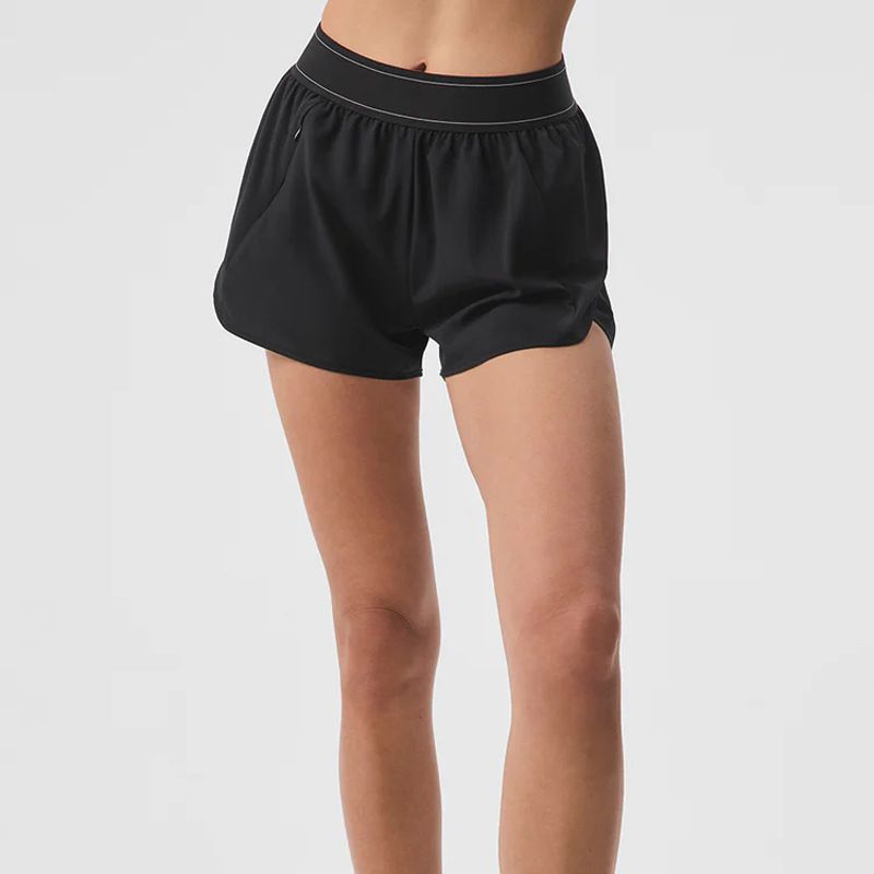 Women's Clothing Hollow Chest Pad Quick Drying Sports Vest For Women Two Piece High Waist Running Shorts Yoga Outdoor_voghion.com