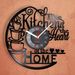 Coffee-Themed Wall Clock – Modern Kitchen Decor With Silent Quartz Movement, Battery Operated, Black Plastic Frame (8.3/12 Inch)_voghion.com