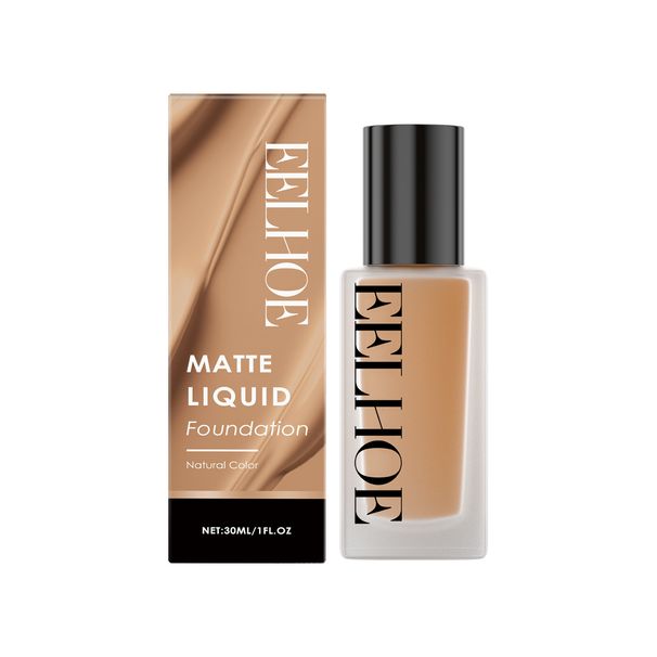 EELHOE Matte Flawless Liquid creëert eenvoudig een natuurlijke huidskleur Concealer, hydraterende en langdurige foundation make-up_voghion.com