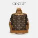 Zaino alla moda e casual di grande capacità, con stampa di lettere, di marca COCIO, molto venduto._voghion.com