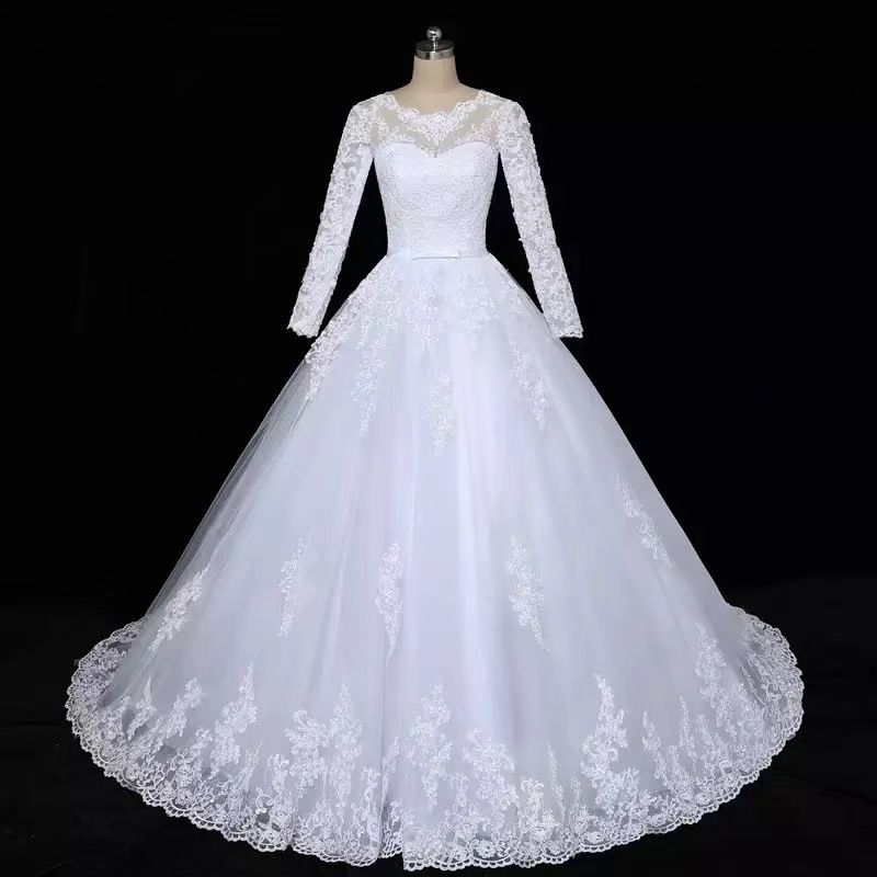 New Summer Wedding Dress For Brides With One Shoulder And Floor Length Dress_voghion.com