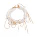 Gioielli multistrato grandi e piccoli perline nappa retrò collare gioielli collana di perle choker femminile_voghion.com