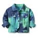 Baby clothes Girls and boys blazers children's tie dye jacket single breasted spring ripped jeans_voghion.com