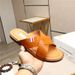 Trendy Brand 2025 Summer New Cross Men's Slippers Genuine Leather One-Strap Thick-Soled Versatile Sandals_voghion.com