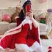 Cosplay Halloween sexy šál královna oblečení válečný plášť červený velký plášť Vánoční zajíček dívka_voghion.com